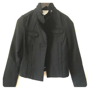 Banana Republic black wool military jacket, 2